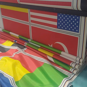 ธงชาติเวียดนามแบบสองชั้นกันแสง ผลิตตามแบบ OEM ODM พิมพ์สีเต็มรูปแบบ ผลิตจากโพลีเอสเตอร์ ปักลายสไตล์ชาติพันธุ์ - Product Image 1