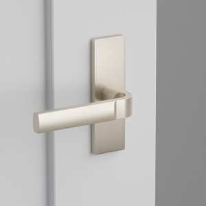 Cerradura de embutir metálica de uso comercial para puertas de oficina, sistema de cierre de alta seguridad, resistente y duradero. - Product Image 1