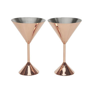 Verre à vin en acier inoxydable 304 écologique, verre en métal couleur champagne personnalisé - Product Image 4