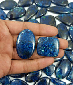 Azurita Natural, Gemas Sueltas al por Mayor, Cabujones, Piedras Facetadas, Proveedor de Cristales Curativos, Exportación a Granel - Product Image 5