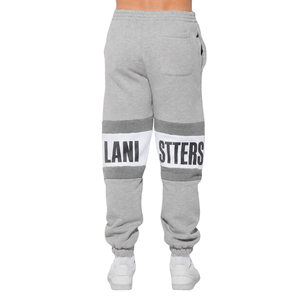 Customized Mens Printed Panel <b>Trousers</b> Relaxed Fit Elastic Waist <b>Cuffed</b> Street Fashion 100% Cotton Heavyweight Fleece Casual OEM - Product Image 2