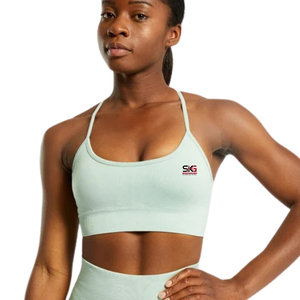 Soutien-gorge de sport sans couture pour femme, maintien élevé, respirant, extensible, pour la gym, la course, le yoga, l'entraînement et l'exercice - Product Image 1
