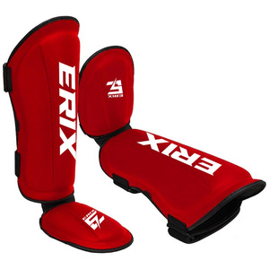 Meilleurs protège-tibias en cuir pour la boxe thaï et le kick-boxing – Protection professionnelle, ajustement personnalisé, rembourrage sportif pour les jambes - Product Image 6
