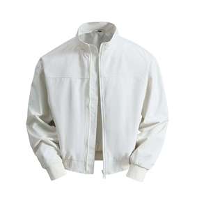 stylish Varsity <b>Jacket</b> Vintage Patchwork Design Wool & Leather Windproof - Product Image 3