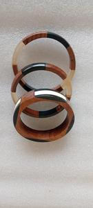 Pulseras de resina con piedras brillantes incrustadas, joyería de moda, accesorios modernos y elegantes para niñas, para fiestas y uso casual. - Product Image 2