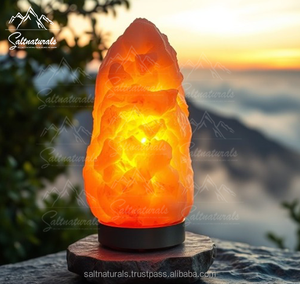 Lámpara de Sal Rosa del Himalaya de Primera Calidad al por Mayor, 1-2 Kg, Hecha a Mano, Estilo Amoroso, Lámpara de Sal Natural con Forma de USB, Mejor Precio - Product Image 2