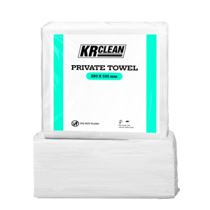 Lingettes sèches non tissées blanches Krclean XK5 du fabricant vietnamien, 50/80 feuilles, serviette individuelle en sachet, fournitures de nettoyage OEM ODM - Product Image 1