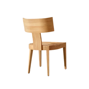 Modern <b>Teak</b> Wood Dining <b>Chair</b> Upholstered Seat Wooden Side <b>Chair</b> for Dining Room Villa Hotel - Product Image 4