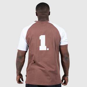 T-shirt Raglan Homme Manches Courtes Coupe Slim Décontracté 100% Coton Jersey Teint Uni Vente en Gros Haute Qualité - Product Image 2