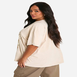 Camisetas de Mujer de Alta Calidad 100% Algodón, Manga Corta, Cuello Redondo, Estilo Casual, Ligeras, para Uso Diario - Product Image 3