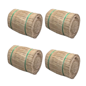 Alfombra de junco ecológica en rollo, producto estrella, para protección de árboles y cubiertas de troncos, fibra orgánica de alta calidad para jardín. - Product Image 1