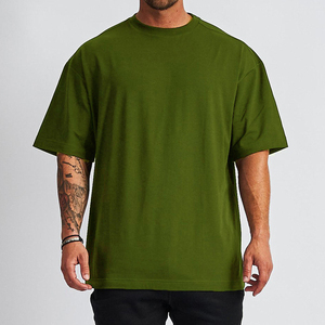 T-shirt surdimensionné personnalisé |   T-shirt 100% coton 180g poids lourd |   Manches courtes imprimées en sérigraphie |   Streetwear à épaules tombantes | - Product Image 4