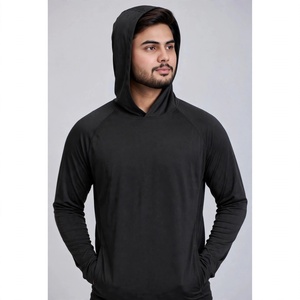 Haut de pêche anti-UV UPF 50 pour homme, à manches longues, couleur unie, en polyester et élasthanne, design sans couture 2027 - Product Image 3