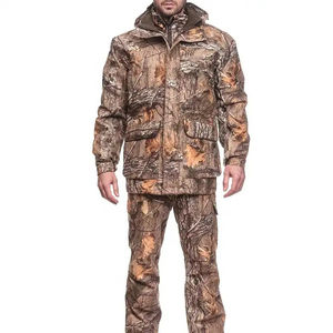 Nouvelle Collection 2026 : Ensemble Veste à Capuche et Pantalon de Chasse Camouflage Real Tree Anti-UV pour Jeunes – Autres Vêtements et Tenues de Chasse - Product Image 1