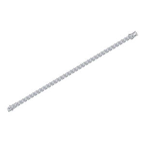 Pulsera de Diamantes Personalizada en Oferta con Acabado Elegante para Amantes de la Joyería Fina, Accesorios de Moda de Lujo Disponibles para la Venta - Product Image 5