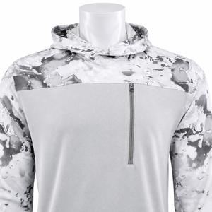 Manches longues personnalisées respirantes et légères 100 % polyester UPF 50 Protection solaire Extensible Refroidissant Imprimé par transfert thermique Pêche - Product Image 5