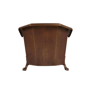 Daystar Trade Inc. Baignoire autoportante en cuivre martelé, style antique, ovale, durable pour adultes - Product Image 2