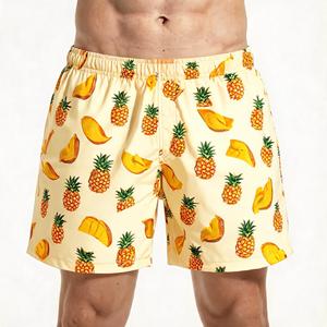 Men's Blue Geometric <b>Pattern</b> Swim Trunks Quick Dry Drawstring Casual Board Shorts Woven Polyester Mid Waist - Product Image 3