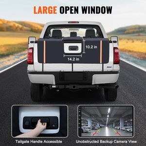 Protection de hayon de camion améliorée de 62 pouces avec bandes réfléchissantes, accessoire de contrôle de chargement pour le transport de 6 vélos de montagne, réfléchissant pour vélos - Product Image 5