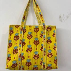 Bolsa de Mano de Algodón Acolchada con Estampado Tradicional Hecho a Mano, con Bolsillos Interiores, Bolsas de Noche en Oferta para Mujer, Verano e Invierno - Product Image 1