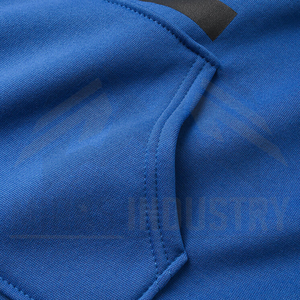 Sweat-shirt unisexe bleu uni à capuche, coupe classique, manches longues, pull décontracté, 100 % coton molletonné, poche, anti-rétrécissement - Product Image 6