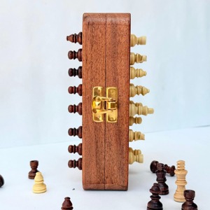 Wood <b>Board</b> Game Gift Luxury Professional Staunton Chessmen Weighted for Tournament <b>Set</b> Wooden <b>Chess</b> <b>Set</b> Handcrafted - Product Image 2