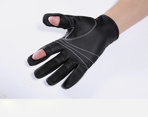 Summer Waterproof Breathable Non-Slip Fishing Cycling Running Driving Gloves Finger Windproof Thermal Polyester - Product Image 5