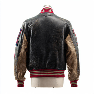 Veste en cuir vintage de haute qualité, très élégante et stylée - Product Image 6