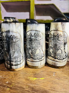 Handcrafted polished cow horn Gift Coffee <b>Mug</b> at affordable prices, Buffalo Horn <b>Mug</b> Whisky <b>mug</b>, Custom Horn Coffee <b>Mugs</b> - Product Image 4