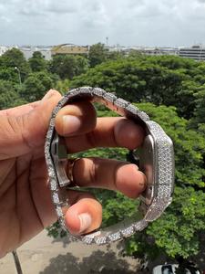 Reloj Mecánico Cuadrado Iced Out con Moissanita VVS para Hombre, de Acero Inoxidable, Estilo Hip Hop, con Diamantes Incrustados, Joyería de Lujo para Fiesta - Product Image 6