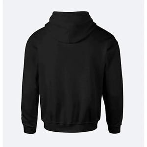 Sweat-shirts personnalisés pour hommes, en coton molletonné 100%, à manches longues, couleur blanche, avec broderie et impression sérigraphique, style oversize, pour l'hiver. - Product Image 2