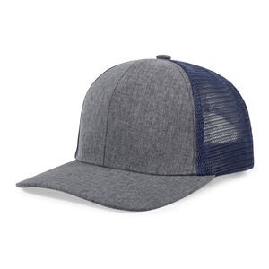 Unisex Mesh Trucker <b>Hat</b> 6-Panel Adjustable Snapback Cap Casual Style Spring Summer Breathable Fabric Adult Fit - Product Image 4