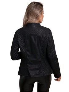 Fashion Women Genuine <b>Leather</b> <b>Jacket</b> with Soft Inner Lining <b>Long</b> Lasting Quality and Custom Branding Available - Product Image 3