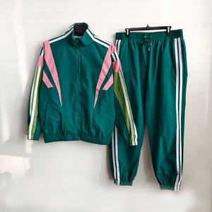 <b>Men</b> Windbreak Track Suit Street Fashion Style Multi-Color Block <b>Jacket</b> Pants Set Custom Nylon Streetwear Windbreaker Tracksuits - Product Image 1