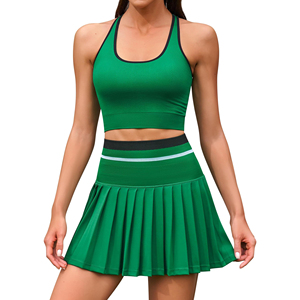 2026 Top Selling Women Pickleball Tank Top and Skort Set Breathable Athletic Matching Outfit for Active Sports - Product Image 1