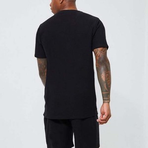 Camisetas Lisas para Hombre, 100% Algodón, Cuello Redondo, Ropa Casual Básica, Tallas Grandes, Color Negro, Estilo Urbano, Todas las Tallas, Envío Rápido - Product Image 2