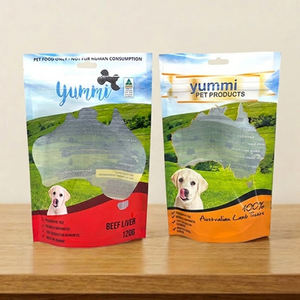 Sacs d'emballage personnalisés pour aliments et friandises pour chats et chiens, en plastique, avec fenêtre transparente, refermables, 200g 500g - Product Image 5