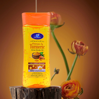 Huile corporelle au curcuma DR.DAVEY Omega 3, blanchissante, hydratante, hydratation 48H, éclat durable 7 jours, 200ml