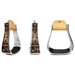 Estribos de Cuatro Barras para Montar a Caballo, Material Sólido, Antideslizantes, Protección para Tobillos, Equipo de Seguridad Ecuestre - Product Image 6