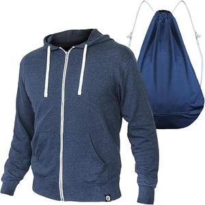 เสื้อฮู้ดซิปผู้ชาย Kuenzi Autumn Casual ผ้าถักนิตติ้งทรงโอเวอร์ไซส์ 100% ผ้าฝ้าย 300GSM เนื้อนุ่ม ทนทาน เหมาะสำหรับงานพิมพ์ - Product Image 5