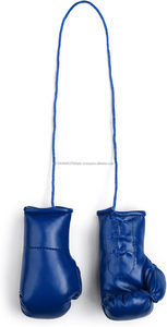 Mini Boxing Gloves Set Includes Matching Keychain | PU | Lightweight Waterproof | Car Rearview <b>Mirror</b> Gym Mini Boxing Gloves - Product Image 3