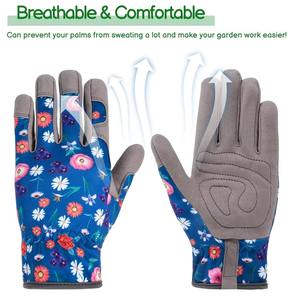 Gants pour femmes résistants aux éclairs, anti-crevaison, anti-vibration, imperméables, en cuir, compatibles avec les écrans tactiles, protection UV, avec cordon de serrage - Product Image 6