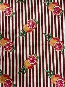 Tissu en coton cambre biologique léger imprimé au bloc, motif floral indien doux pour vêtements de filles, projets domestiques, sacs et rideaux - Product Image 3