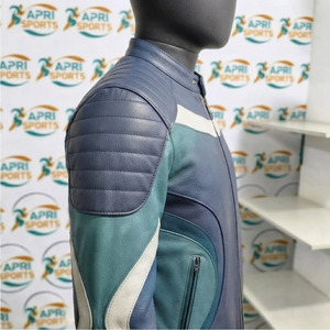 Casual Street Fashion Wear Men's <b>Leather</b> <b>Jackets</b> Best Selling Affordable Price <b>Long</b> Sleeve Biker Style <b>Leather</b> <b>Jacket</b> Windproof - Product Image 5
