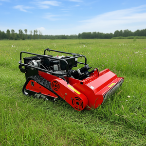 Tondeuse à gazon télécommandée Woer Diesel, type chenille, qualité industrielle, <span class=keywords><strong>d</strong></span>ébroussailleuse pour terrains en pente - Product Image 1