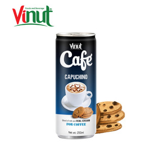 Lait et crème Café Capuchino en carton aseptique 250 ml Vente en gros Fournisseur de boissons VINUT - Product Image 4