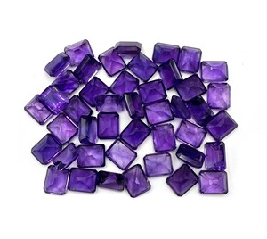 Natural African Amethyst Octagon Cut Shape Loose Gemstone Sizes 5-9 mm, Purple Semi-Precious Stone for Jewelry Making - Product Image 4