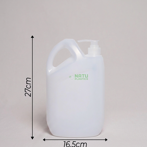 MOQ 100, 2L custom plastic <b>bottle</b> with <b>pump</b> <b>dispenser</b> for dish soap, hand wash,... - Product Image 1