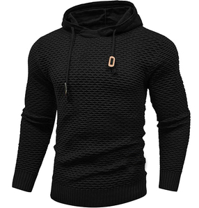 Sweat-shirts d'hiver imperméables en coton 100% tricoté, coupe classique, streetwear tendance pour hommes, adolescents et jeunes - Product Image 4