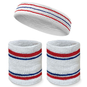 Muñequeras y Cintas para la Cabeza Deportivas de Algodón Terry OEM, Personalizables con su Marca, para Correr, CrossFit y Entrenamiento Físico - Product Image 1